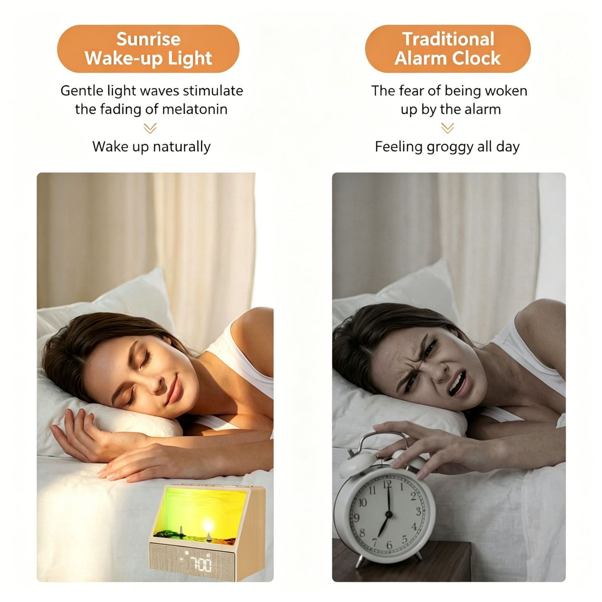 Despertador Sunrise™ con Luz de Amanecer | Despertar Gradual