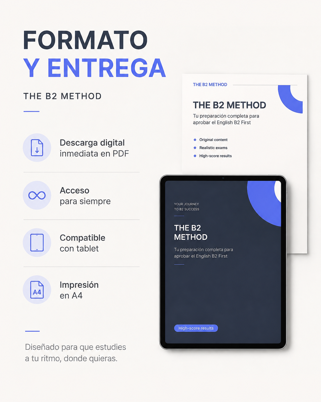 THE B2 METHOD™ · Plan de inglés B2 de 30 días