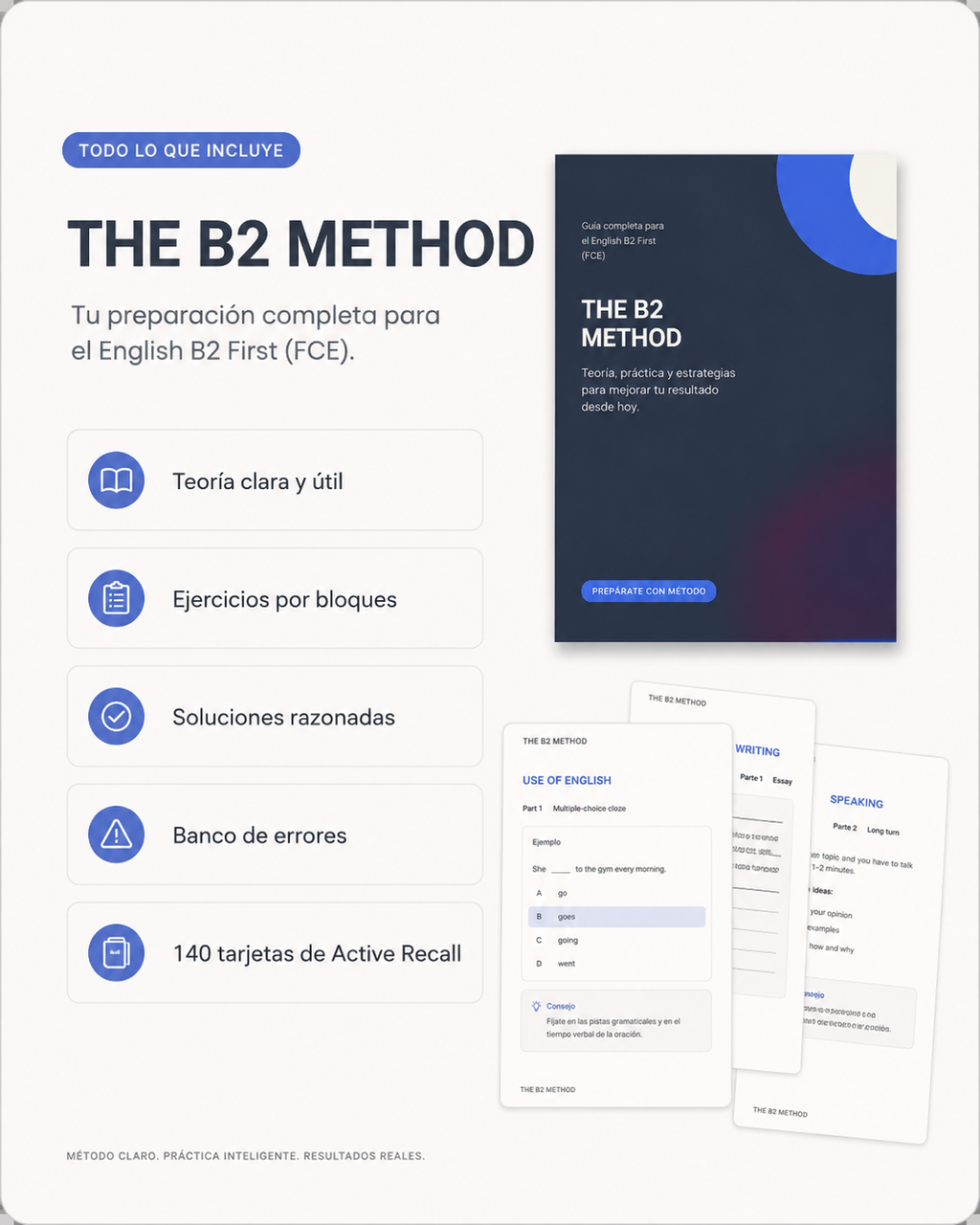 THE B2 METHOD™ · Plan de inglés B2 de 30 días
